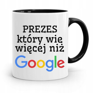 Dla Prezesa Viceprezesa Kubek Czarny Na Prezent