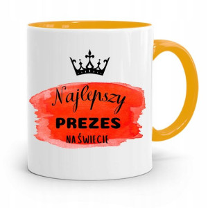 Dla Prezesa Viceprezesa Kubek Żółty Na Prezent
