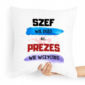 Dla Prezesa Viceprezesa Poduszka Wie Wszystko