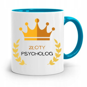 Dla Psychologa Psychiatry Terapeuty Kubek Błękitny