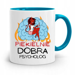 Dla Psychologa Psychiatry Terapeuty Kubek Błękitny