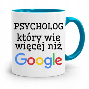 Dla Psychologa Psychiatry Terapeuty Kubek Błękitny