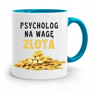 Dla Psychologa Psychiatry Terapeuty Kubek Błękitny