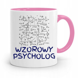 Dla Psychologa Psychiatry Terapeuty Kubek Różowy