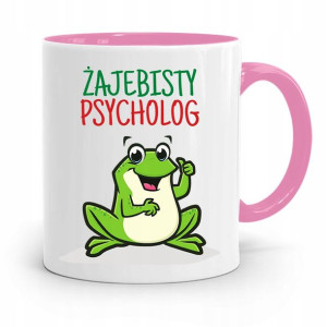 Dla Psychologa Psychiatry Terapeuty Kubek Różowy