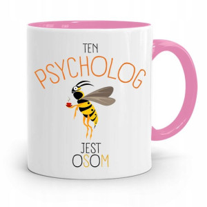Dla Psychologa Psychiatry Terapeuty Kubek Różowy