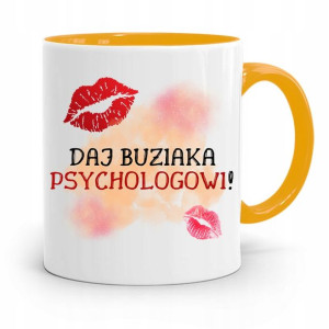 Dla Psychologa Psychiatry Terapeuty Kubek Żółty