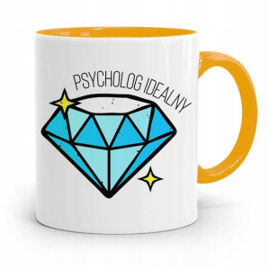 Dla Psychologa Psychiatry Terapeuty Kubek Żółty