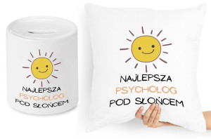 Dla Psychologa Zestaw Poduszka + Skarbonka Prezent