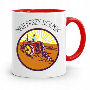 Dla Rolnika Kubek Czerwony Najlepszy Rolnik