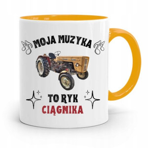 Dla Rolnika Kubek Zółty Muzyka To Ryk Ciągnika