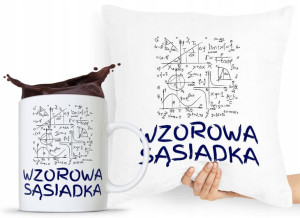 Dla Sąsiada Zestaw Poduszka + Kubek Prezent
