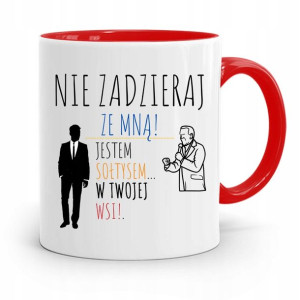 Dla Sołtysa Kubek Czerwony Jestem Sołtysem Prezent