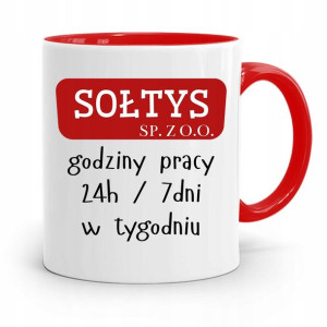Dla Sołtysa Kubek Czerwony Sołtys Sp.z O.o