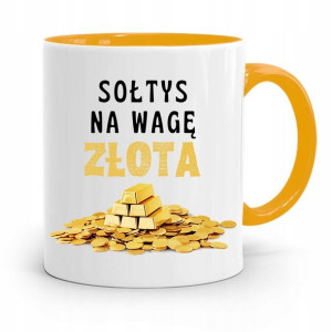 Dla Sołtysa Kubek Żółty Jestem Sołtysem Prezent