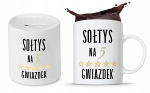Dla Sołtysa Zestaw Kubek + Skarbonka Prezent