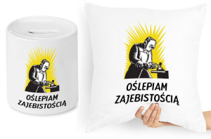 Dla Spawacza Zestaw Poduszka + Skarbonka