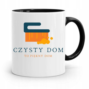 Dla Sprzątaczki Kubek Czarny Na Prezent Urodziny