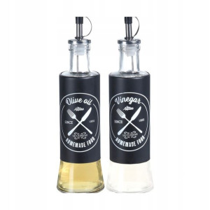 Butelka szklana na oliwę i ocet ZESTAW X2 300ML