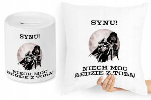 Dla Syna Zestaw Poduszka + Skarbonka Prezent