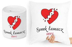 Dla Syna Zestaw Poduszka + Skarbonka Prezent
