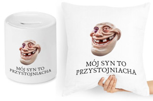Dla Syna Zestaw Poduszka + Skarbonka Prezent