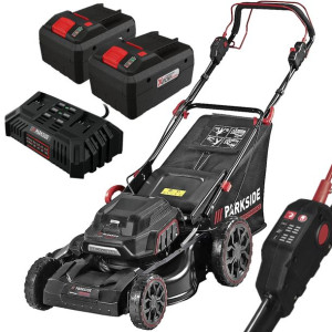 Parkside Kosiarka Akumulatorowa Z Napędem 40v 47cm 70l 5,76 Km/h 2x 8 Ah