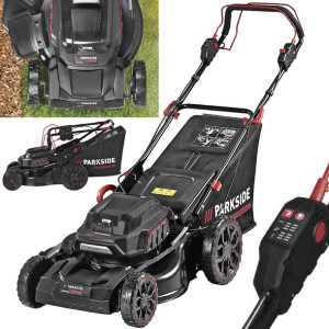Parkside Kosiarka Akumulatorowa Z Napędem 40v 47cm Kosz 70l 5,76 Km/h