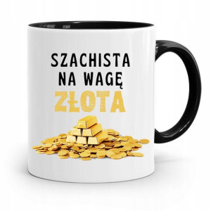 Dla Szachisty Kubek Czarny Na Prezent Na Urodziny