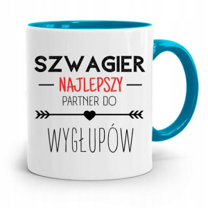 Dla Szwagra Kubek Błękitny Na Prezent Na Urodziny
