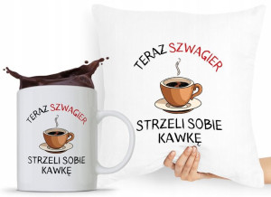 Dla Szwagra Zestaw Poduszka + Kubek Prezent