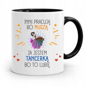 Dla Tancerki Kubek Czarny Na Prezent Na Urodziny