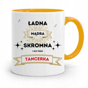 Dla Tancerki Kubek Żółty Na Prezent Na Urodziny