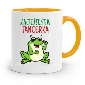 Dla Tancerki Kubek Żółty Na Prezent Na Urodziny