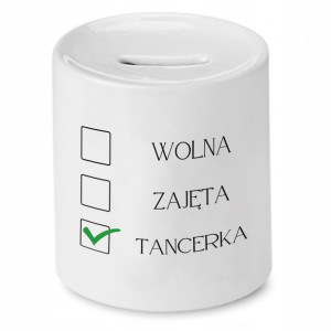 Dla Tancerki Skarbonka Na Prezent Na Urodziny