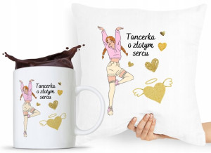 Dla Tancerki Zestaw Poduszka + Kubek Prezent
