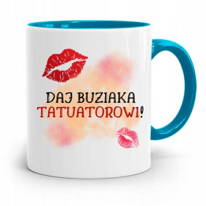 Dla Tatuażystki Tatuażysty Kubek Błękitny Prezent