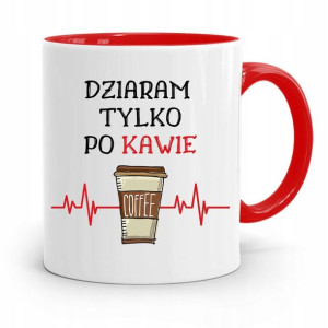 Dla Tatuażystki Tatuażysty Kubek Czerwony Prezent