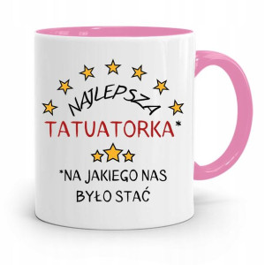 Dla Tatuażystki Tatuażysty Kubek Różowy Na Prezent