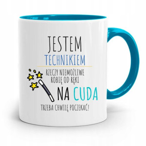 Dla Technika Kubek Błękitny Prezent