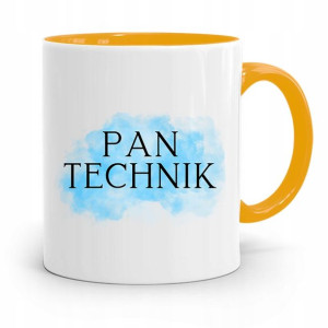 Dla Technika Kubek Żółty Prezent