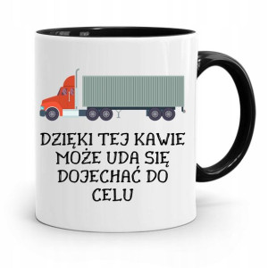 Dla Tirowca Kierowcy Tira Kubek Czarny Na Prezent