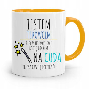 Dla Tirowca Kierowcy Tira Kubek Żółty Na Prezent