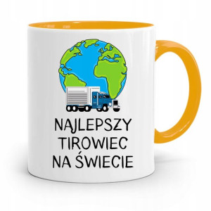 Dla Tirowca Kierowcy Tira Kubek Żółty Na Prezent