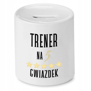 Dla Trenera Prezent Skarbonka Na Pięć Gwiazdek