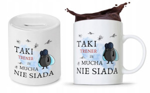 Dla Trenera Prezent Zestaw Skarbonka + Kubek