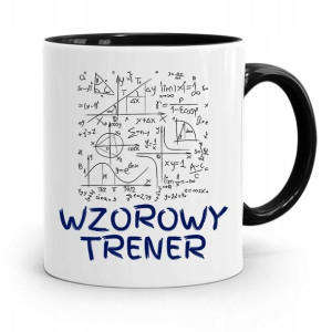 Dla Trenera Trenerki Kubek Czarny Wzorowy Trener