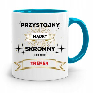Dla Trenera Trenerki Siłownia Kubek Błękitny