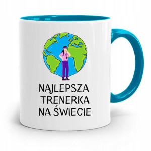 Dla Trenera Trenerki Siłownia Kubek Błękitny