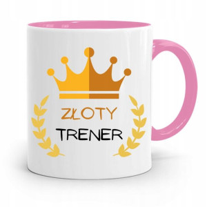 Dla Trenera Trenerki Siłownia Kubek Różowy